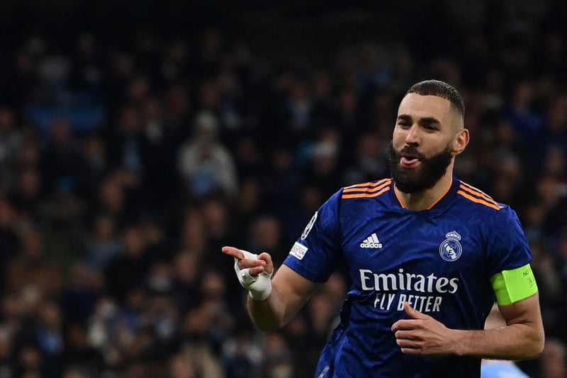 The man of the moment for Real, Benzema scored twice at the Etihad and is on 42 goals for the campaign in all competitions.