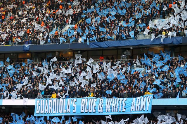 Pep’s proud Blue and White Army