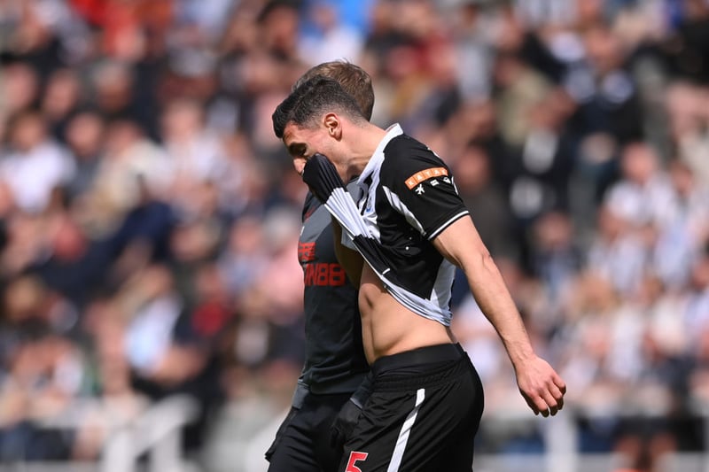 Schar is yet to train after being forced off in Saturday’s 1-0 defeat to Liverpool with a suspected ankle problem. The player was seen limping, unassisted, out of St James’s Park on Saturday afternoon and remains touch and go for the weekend. Expected return: Arsenal (16/05)