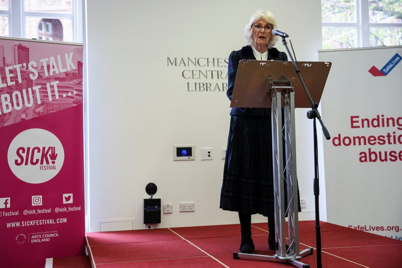 The Duchess gave a speech at Central Library