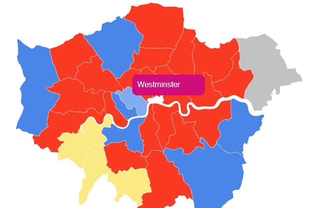 Westminster City Council has been Conservative since it was created in 1965. Credit: LondonCouncils