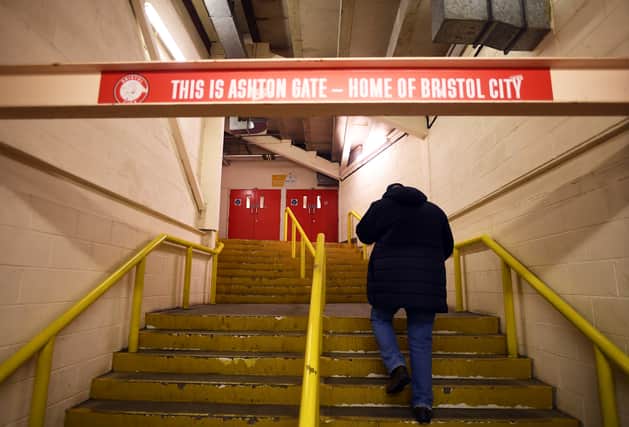 Fans flocked back through the turnstiles to see Bristol City after the COVID-19 pandemic. 