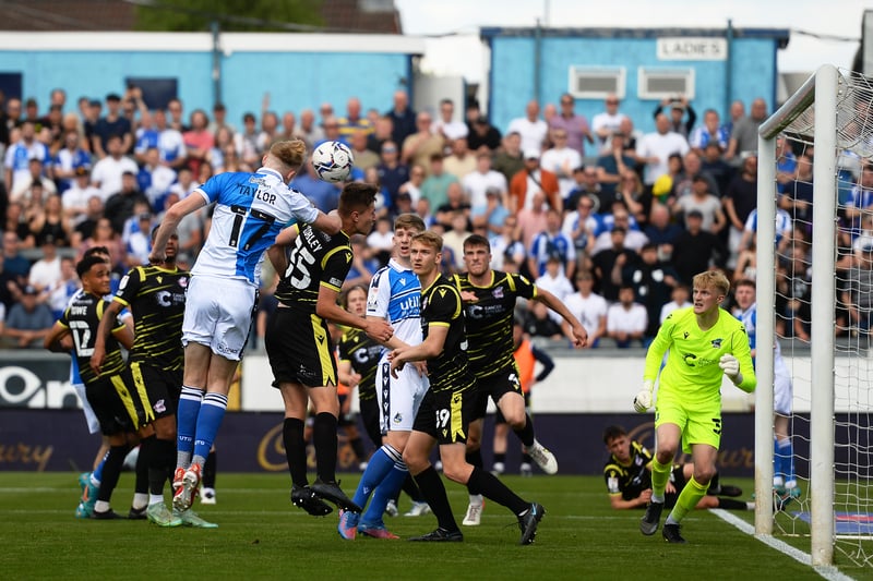 Connor Taylor scores his second ever goal at the Mem. 