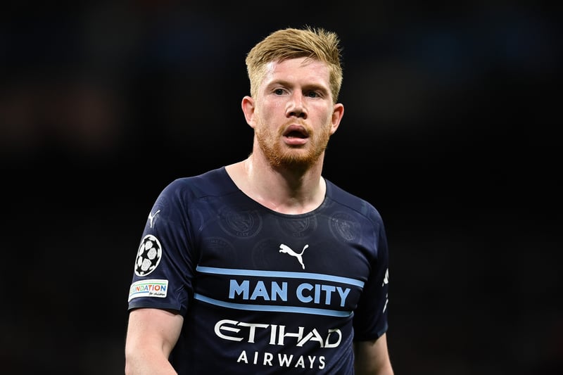 De Bruyne will once again be the first name on the teamsheet heading into the new season.