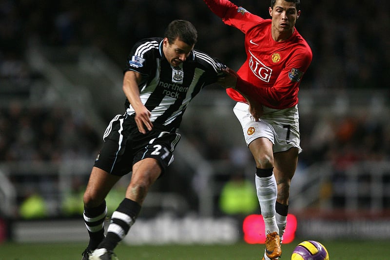 The Magpies were beaten 6-0 in January 2008 at Old Trafford with Cristiano Ronaldo scoring his first ever Premier League hat-trick. Just over a month later, Manchester United beat Newcastle 5-1 at St James’s Park. It was the first time Newcastle had been beaten by four or more goals twice by the same opponent in the same Premier League season and it remains the club’s heaviest aggregate defeat in a Premier League campaign. 