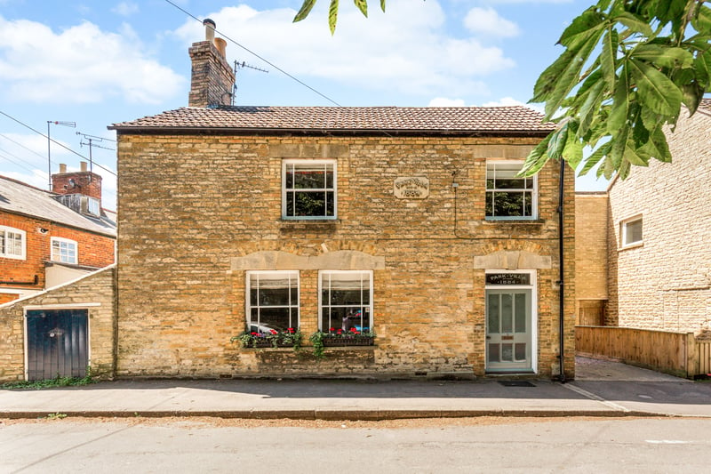 An unlisted detached period house in central Stamford has gone on the market.