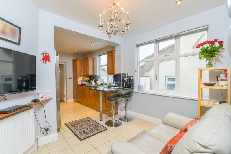 On the ground floor there are also four reception spaces, a kitchen and a utility room, with the two interconnecting rear reception rooms.