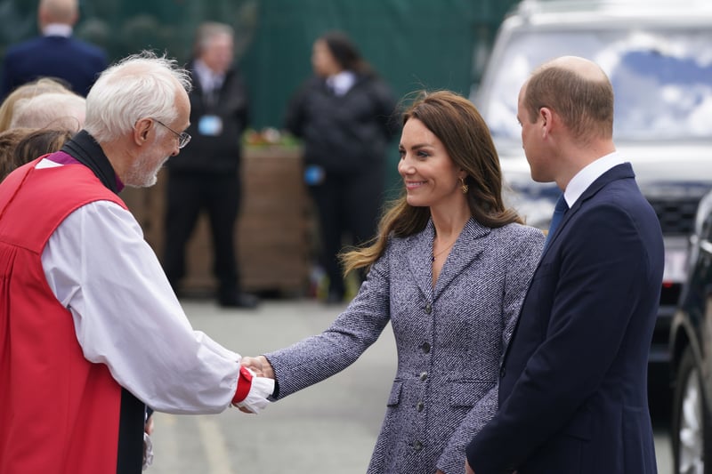 Kate and William meet the Bishop of Manchester