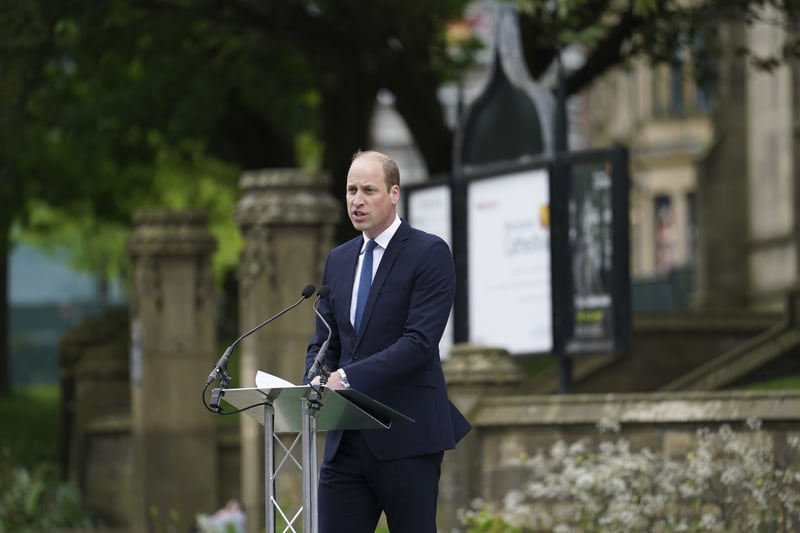 The Duke spoke movingly at the opening