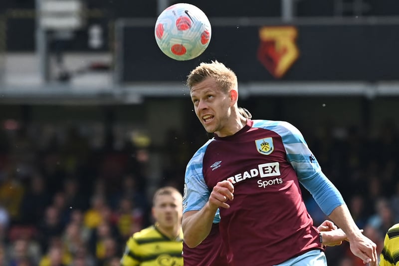 Burnley striker Matej Vydra is expected to leave the club at the end of the season. (The Athletic)