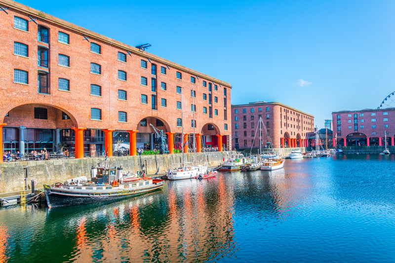 Albert Dock Liverpool during a sunny day
