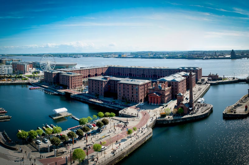 The Royal Albert Docks from above.