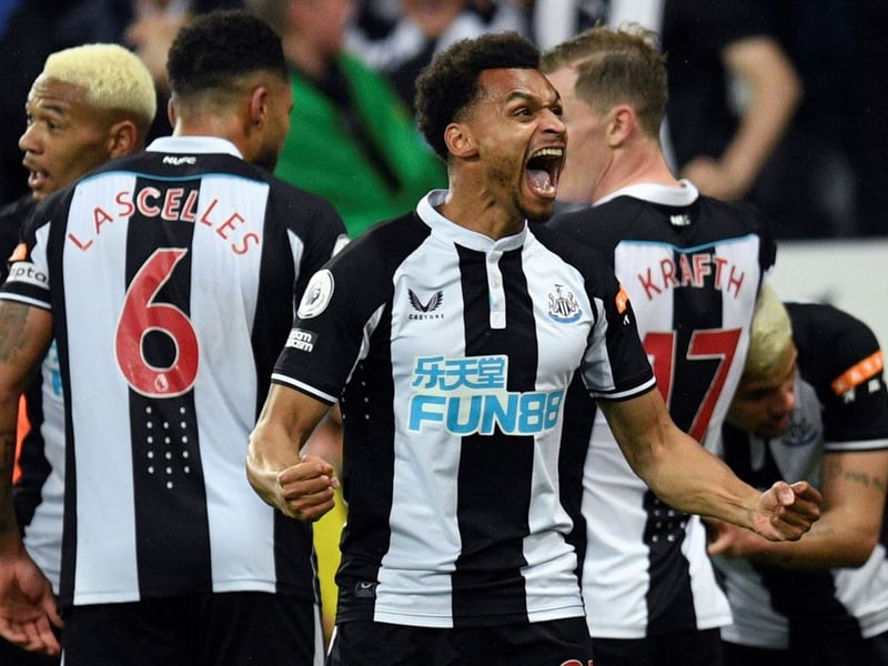 On for Joelinton 11: Put in a decent cross which was almost turned in by Collins. Was kept busy down the right side.