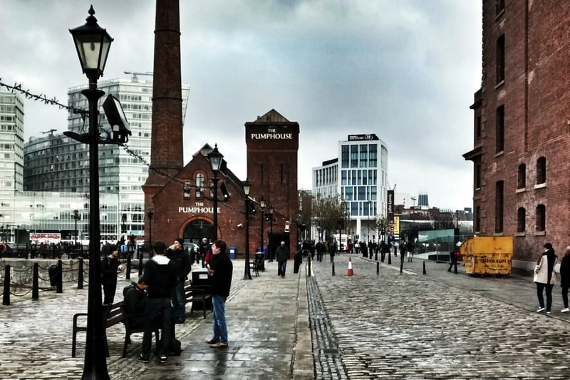A grey day on the Royal Albert Dock