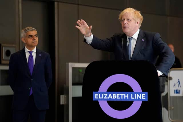 Boris Johnson and Sadiq Khan. Photo: Getty