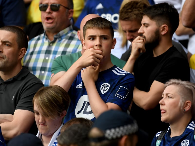 Leeds United supporters are put through the mill once again as the game heads towards full-time and news of Burnley’s goal against Newcastle United filters through.