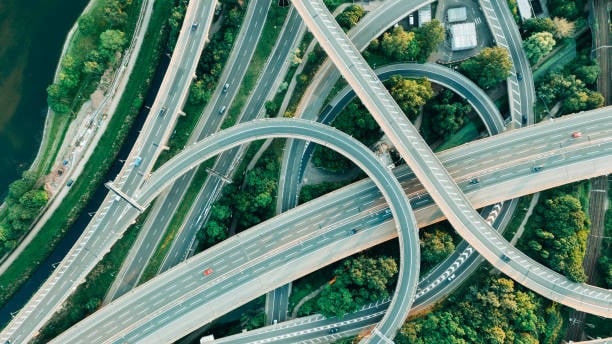 The Gravelly Hill Interchange or the Spaghetti Junction is the junction 6 of the M6 motorway where it meets the A38(M) Aston Expressway in the Gravelly Hill area of Birmingham. The interchange was opened on 24 May 1972, and is considered a landmark. (Pic: Getty)