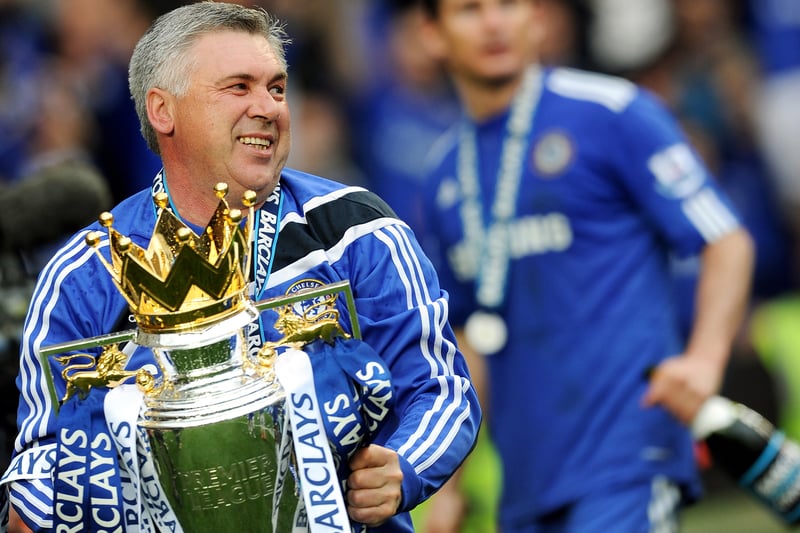 The Italian guided Chelsea to their third Premier League title in 2010 - winning it by one point over United.