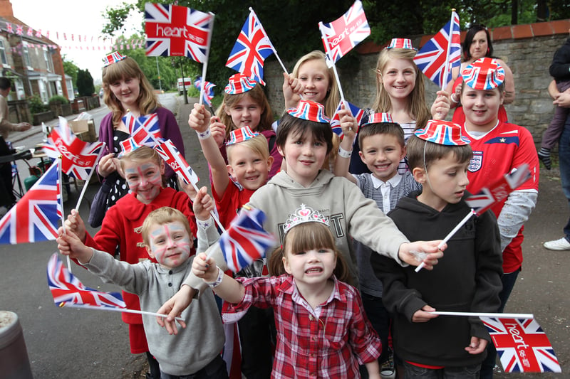 Residents of Fletton Avenue enjoy their Diamond Jubilee street party in aid of the Rudolf Fund on Tuesday 5th June 2012. 