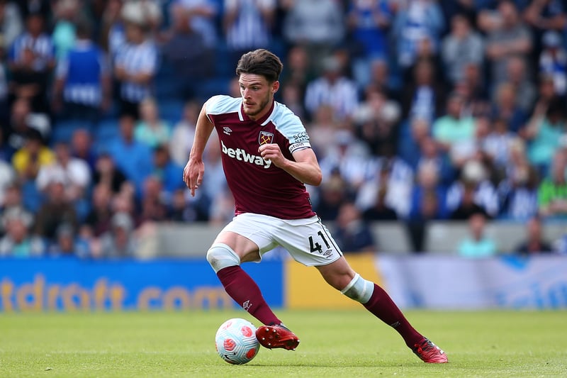 Just about every major club is Europe have been mentioned as a possible destination for Declan Rice - but David Moyes has been adamant that only a record-breaking bid could see the midfielder depart.