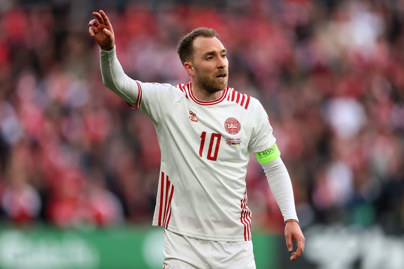 Brentford’s Christian Eriksen made his return to the Denmark squad in March after his cardiac arrest at last year’s Euro 2020 tournament.