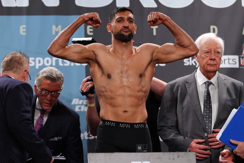 Bolton-born boxer Amir Khan has an estimated net worth of £33.2million. (Photo by Alex Livesey/Getty Images)