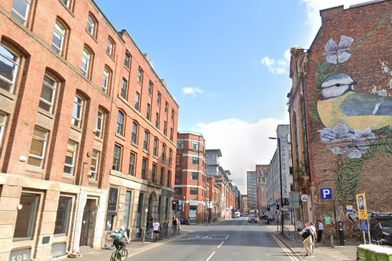 Manchester's Northern Quarter was transformed into New York for several scenes in series four of 'The Crown', focusing on Princess Diana's solo trip to the city in 1989.