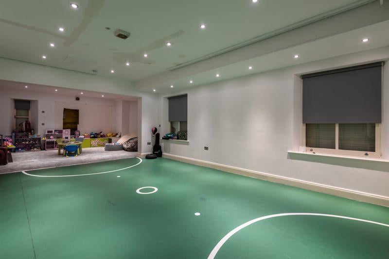 Football fans will love this indoor pitch for children. 