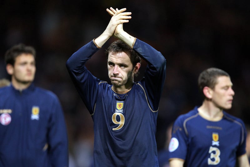 Faddy’s finest hour in a Scotland shirt had come one month earlier with his sensational strike that saw Scotland beat France 1-0 in Paris. He netted Scotland’s third in the win over Ukraine and currently works as a pundit with the BBC and Sky