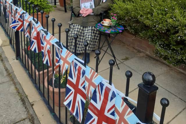 A picture of the scarecrow of the Queen has appeared in Old Portsmouth