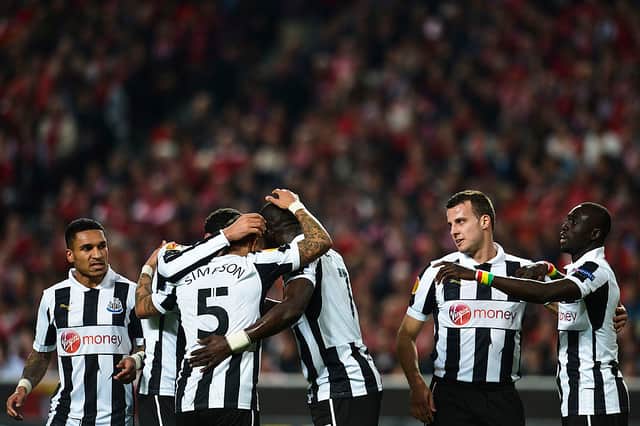 The last Newcastle United team to play in Benfica. (PATRICIA DE MELO MOREIRA/AFP via Getty Images)