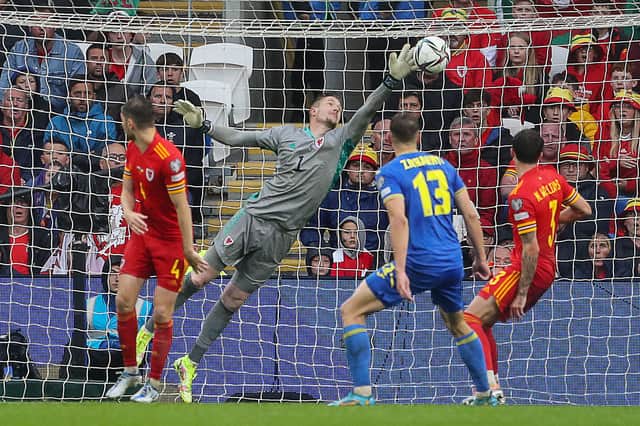 Hennessey was given the nod ahead of Danny Ward, probably for his big game experience and he justified the selection. Making a string of good saves and coping with the threat of the Ukranian attack. 