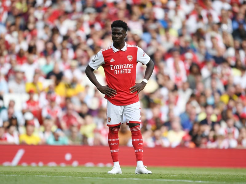 Manchester City have stepped up their interest in Arsenal and England star Bukayo Saka. (Daily Mail)