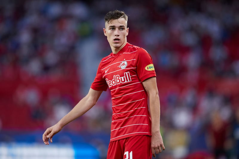 The Croatian midfielder has been linked with a move to Newcastle since January. The 19-year-old scored 11 goals in 44 games for Red Bull Salzburg last season. 