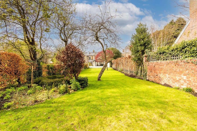 The house has long, stretching gardens and has been listed on Rightmove since April 19. (Image: Rightmove)