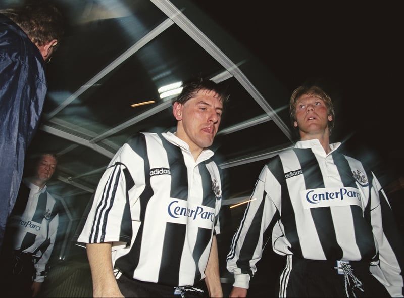 A one-off sponsor change as French laws restricting the promoting of alcohol saw the Magpies wear a home kit with the CentreParcs brandished for a UEFA Cup tie in Monaco.