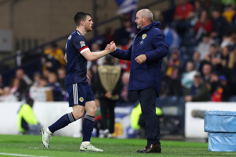The thought of dropping the skipper and star player may be worrying to Scotland fans, but the Liverpool full-back has already played 57 times this season and has earned a rest - but don’t be surprised if he doesn’t take it!