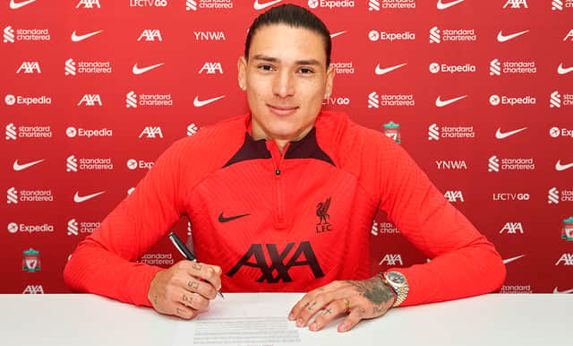 Darwin Nunez has signed for Liverpool. Picture:  Nick Taylor/Liverpool FC/Liverpool FC via Getty Images