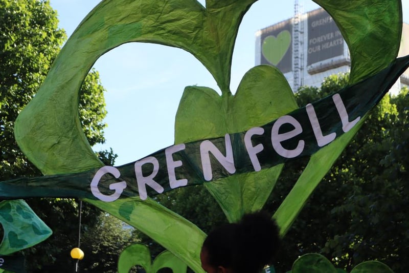 Green has become a symbol for Grenfell