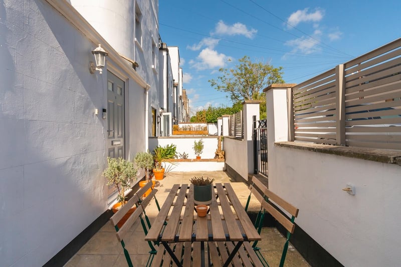Another lovely outdoor space that comes with the property, so you won’t be short of places to enjoy some alfresco dining