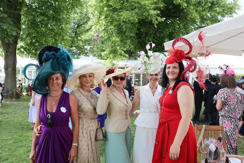 Thousands of racegoers donned their finery for Ladies’ Day, on the third day of Royal Ascot. Credit: Claudia Marquis