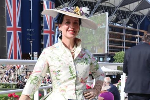 On Thursday, women from all over the country came to the racing event, dressed in their most colourful and eye-catching wares for the occasion.