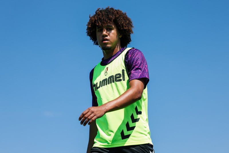 Despite scorching conditions, Han-Noah Massengo has persisted with his iconic afro. 

His future at City is undecided with a year left to go on his contract but he was one of the players present which is a slight boost. 