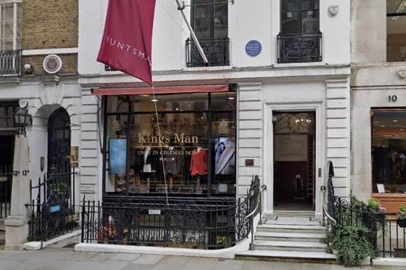 Huntsman & Sons is the location of the fictional spy agency in Kingsman, which is situated in a Saville Row tailoring house. The tailor served as a key location for the production during filming.