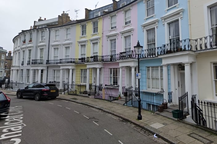Chalcot Crescent is better known as 'Windsor Gardens' in the much-loved Paddington films.
