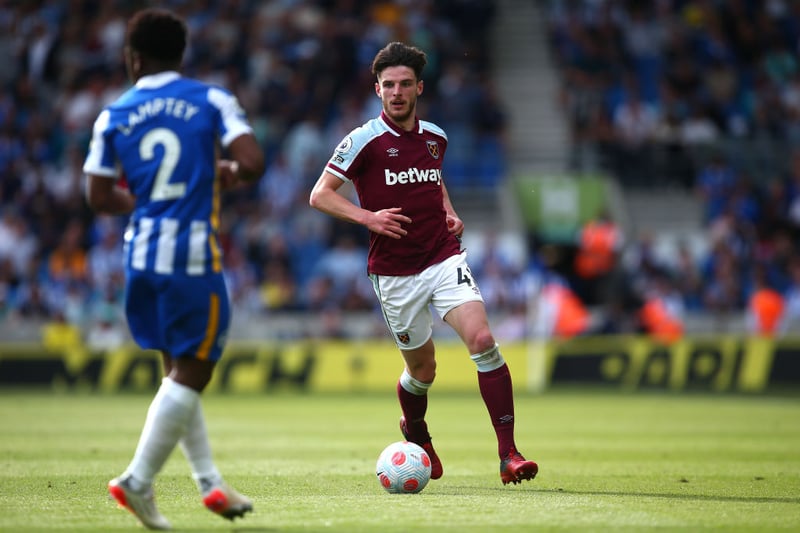 Declan Rice and West Ham have a ‘gentleman’s agreement’ that he will remain at the club for one more season, before he departs next summer (TalkSPORT)