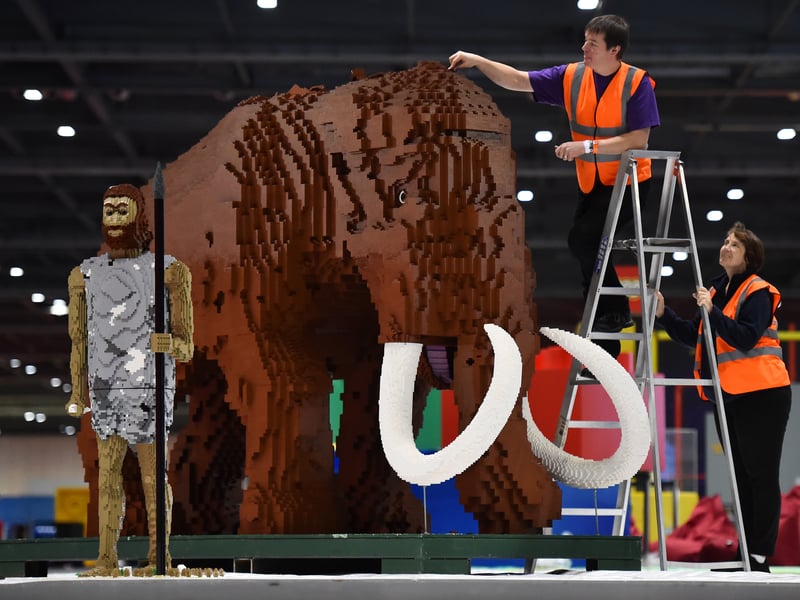This world record was set by Bright Bricks at the Brick 2015 lego exhibition. The largest Lego brick mammoth is an impressive 2.47 metres tall and 3.80 metres long!
