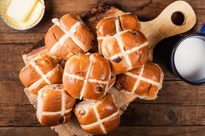 The most expensive hot cross bun was baked in 1829 in Stepney, London. In 2000 the hot cross bun was bought for £155 by Bill Foster at the NEC in Birmingham.
