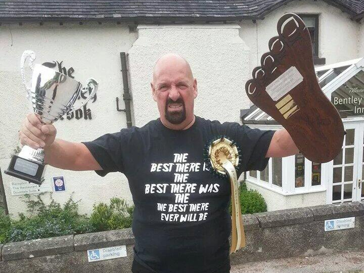 Toe Wrestler Alan Nash holds the world record for most eggs crushed with the toes in one minute. Live on Britain’s Got Talent auditions, Nash crushed an impressive 60 eggs, meaning he was crushing one egg per second.