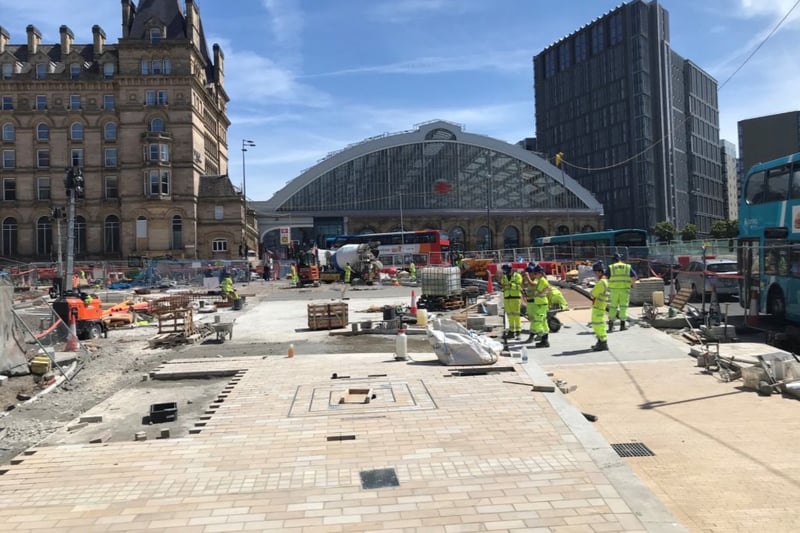 Lime Street recently underwent a multi-million pound revamp. This image shows the final stage of redevelopment in 2022 with the roads and area around the station transformed.